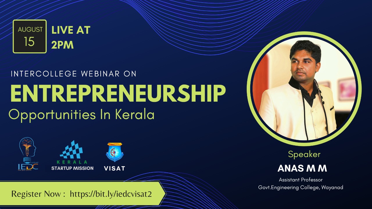 webinar on Entrepreneurship Opportunities In Kerala 